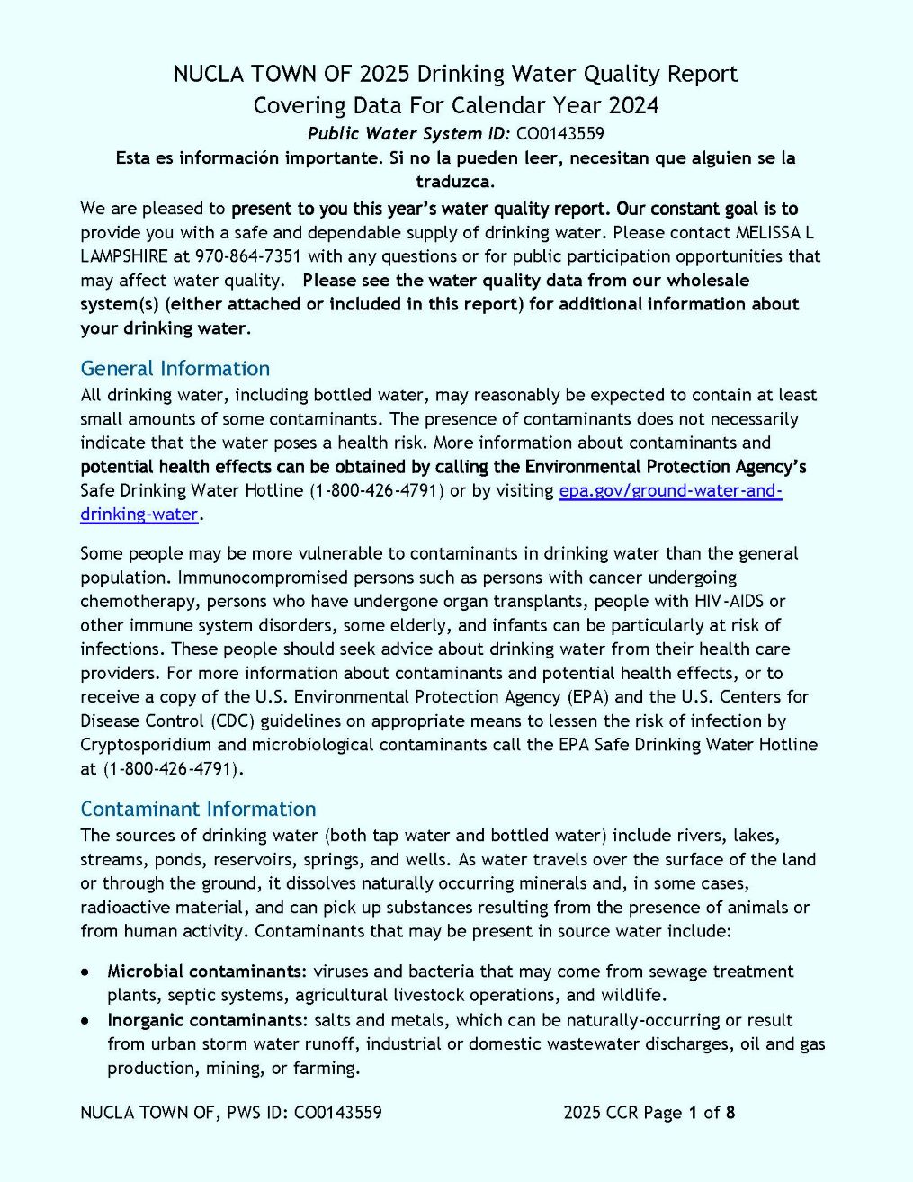 Nucla Page 1