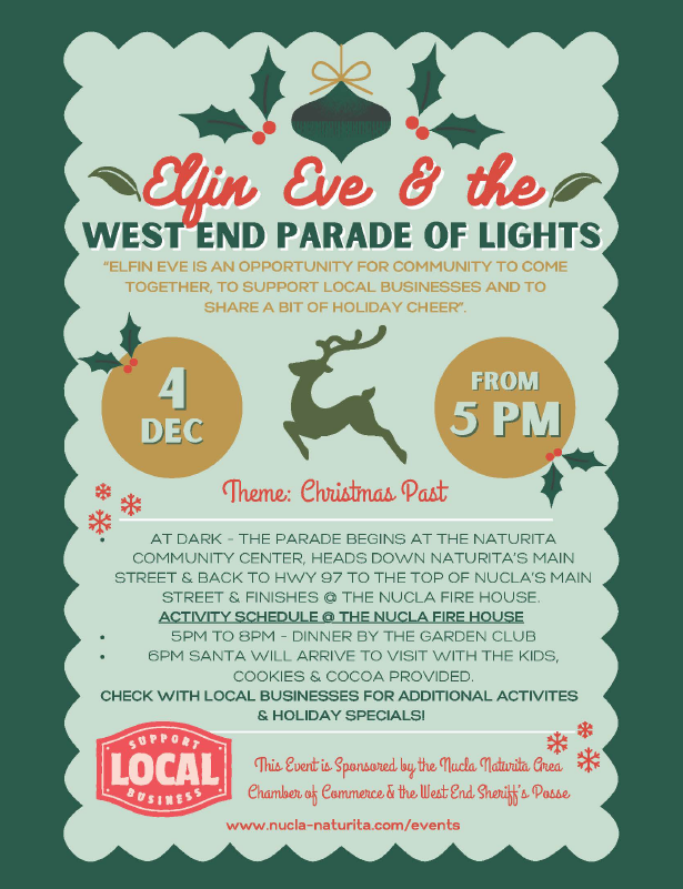 ELFIN EVE & PARADE OF LIGHTS